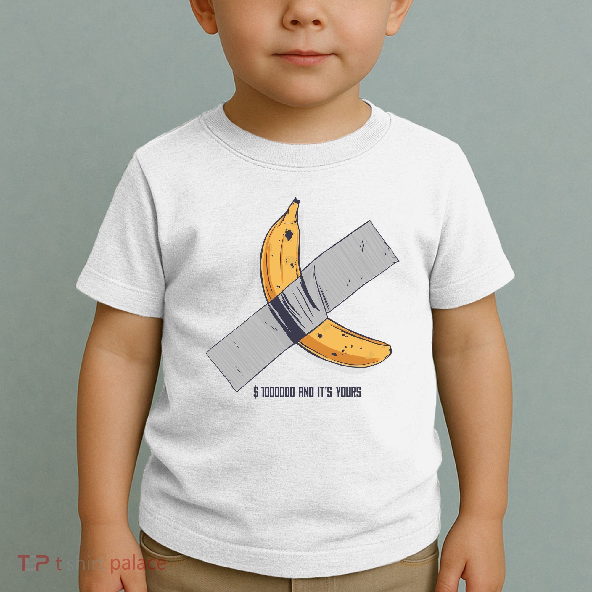 Taped Banana Funny Toddler T-Shirt