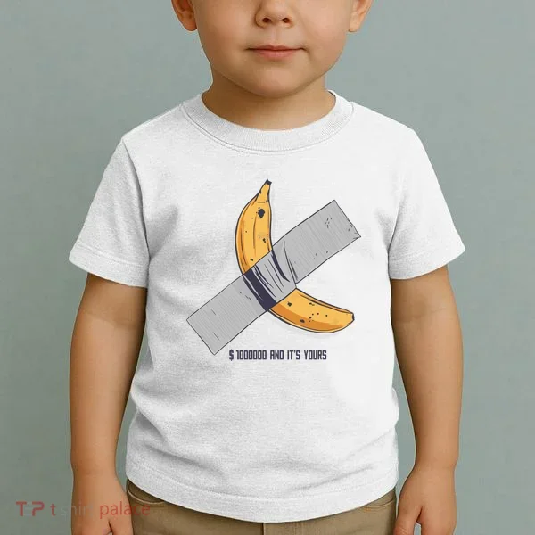 Taped Banana Funny Toddler T-Shirt