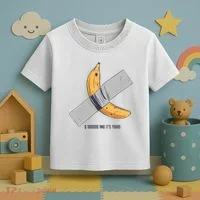 Taped Banana Funny Toddler T-Shirt thumb 3