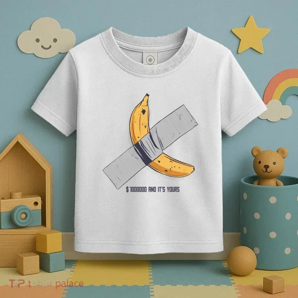 Taped Banana Funny Toddler T-Shirt