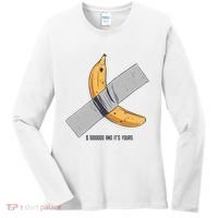 Taped Banana Funny Women's Long Sleeve Shirt thumb 0