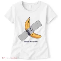 Taped Banana Funny Women's T-Shirt thumb 0