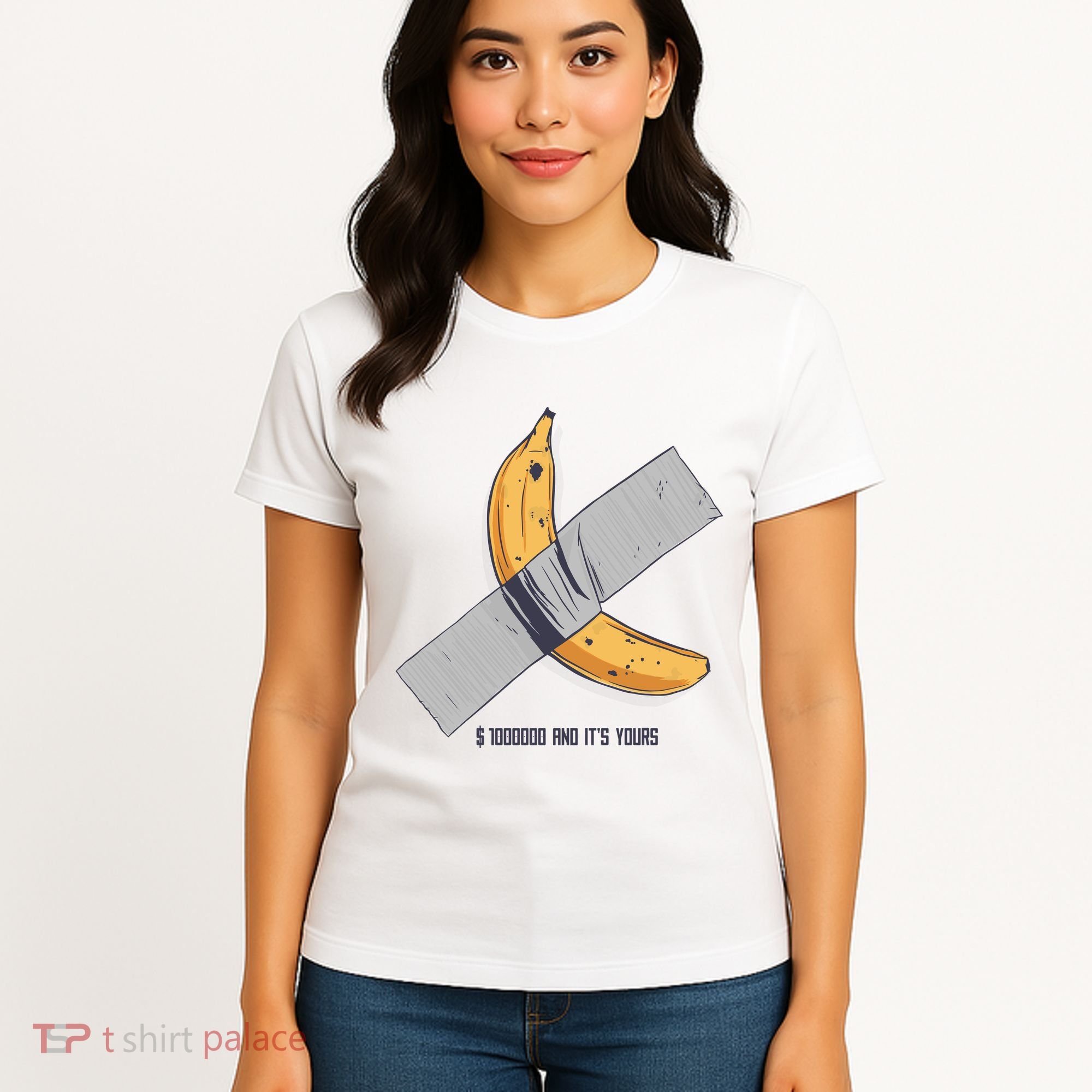 Taped Banana Funny Women's T-Shirt