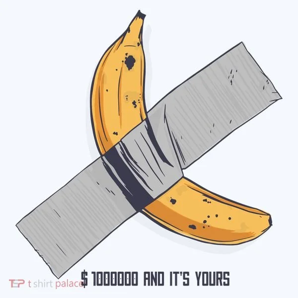 Taped Banana Funny Women's T-Shirt