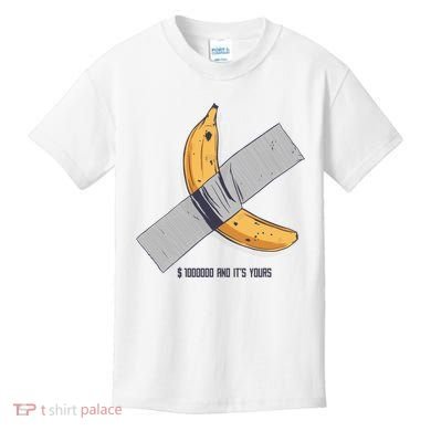 Taped Banana Funny Kids T-Shirt