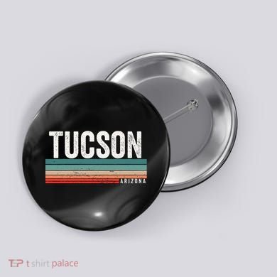 Tucson Arizona Retro Sunset Tucson Az Tucson Button