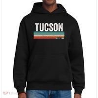 Tucson Arizona Retro Sunset Tucson Az Tucson District V.I.T. Heavyweight Hoodie thumb 0