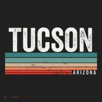 Tucson Arizona Retro Sunset Tucson Az Tucson District V.I.T. Heavyweight Hoodie thumb 2