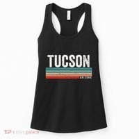 Tucson Arizona Retro Sunset Tucson Az Tucson Women's Tank Top thumb 0