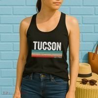 Tucson Arizona Retro Sunset Tucson Az Tucson Women's Tank Top thumb 2