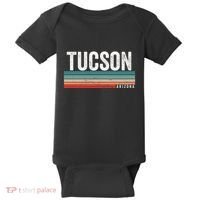 Tucson Arizona Retro Sunset Tucson Az Tucson Baby Bodysuit thumb 0