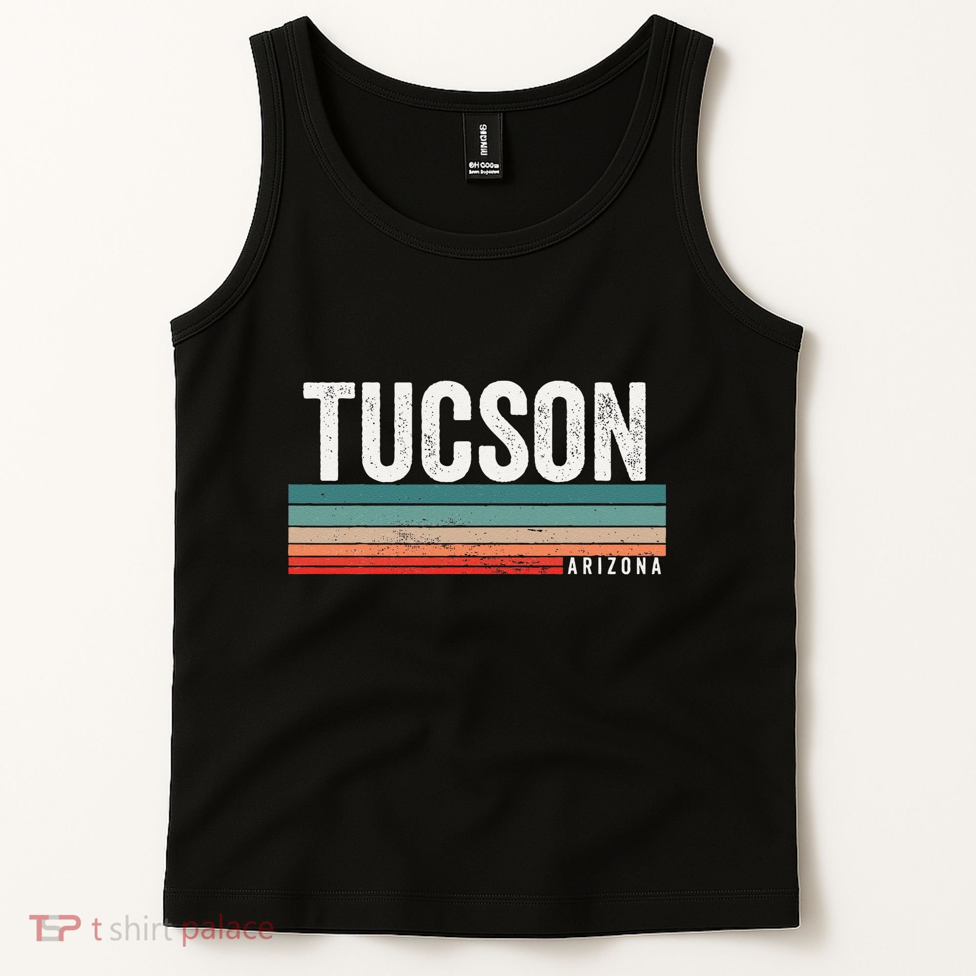 Tucson Arizona Retro Sunset Tucson Az Tucson Tank Top