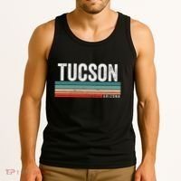 Tucson Arizona Retro Sunset Tucson Az Tucson Tank Top thumb 3