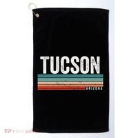 Tucson Arizona Retro Sunset Tucson Az Tucson Golf Towel thumb 0