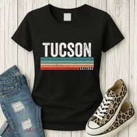 Tucson Arizona Retro Sunset Tucson Az Tucson Women's T-Shirt thumb 3