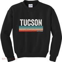 Tucson Arizona Retro Sunset Tucson Az Tucson Kids Sweatshirt thumb 0
