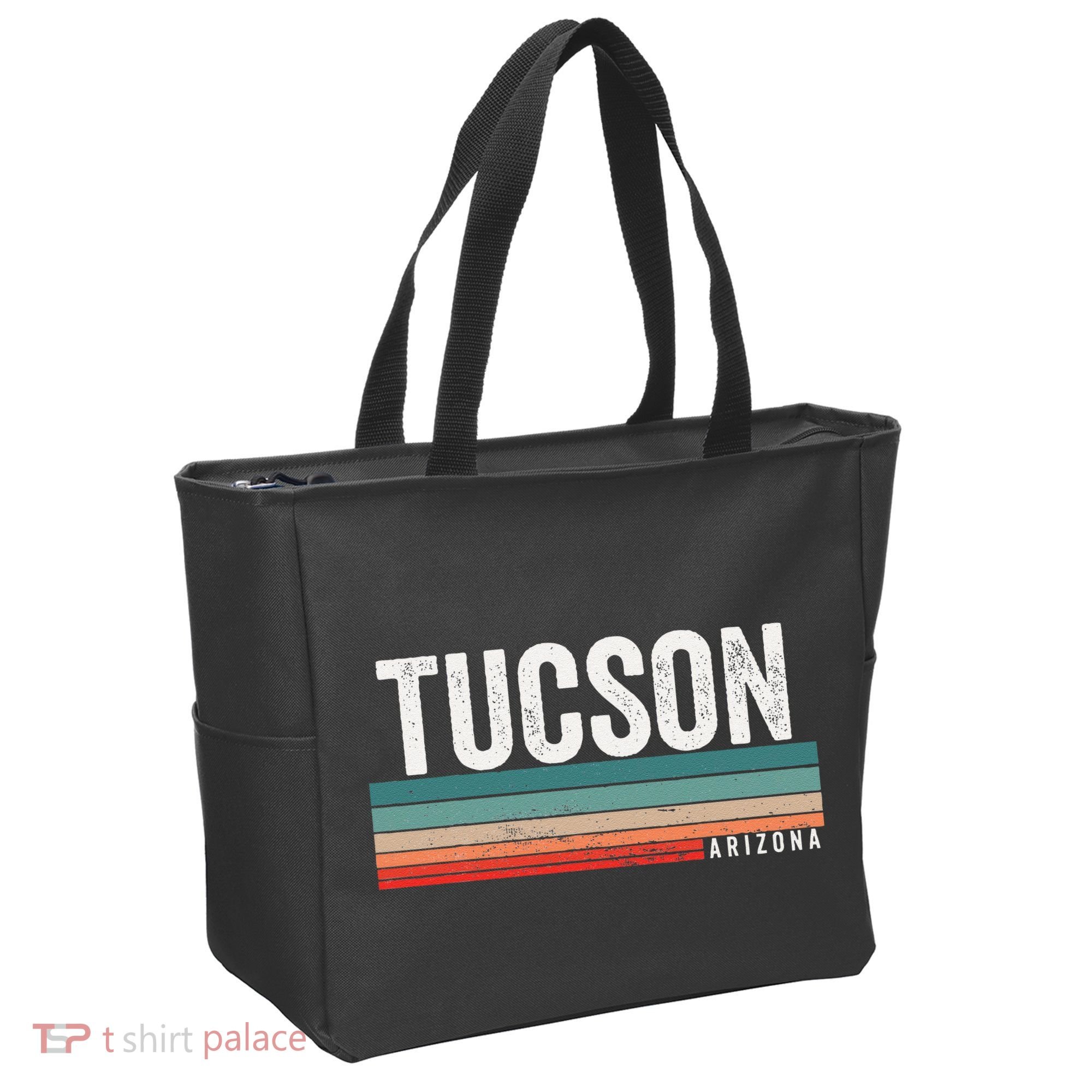 Tucson Arizona Retro Sunset Tucson Az Tucson Tote Bag