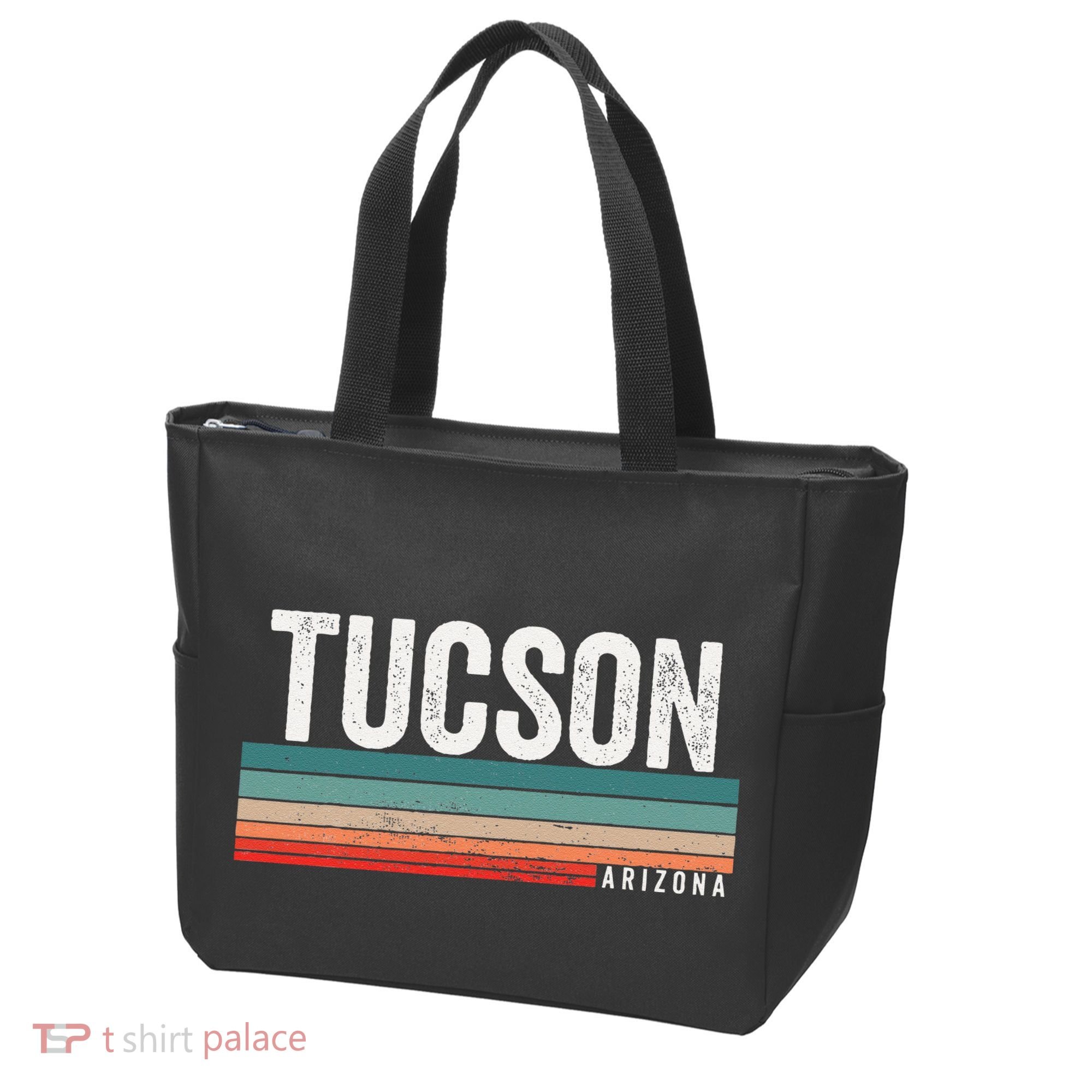 Tucson Arizona Retro Sunset Tucson Az Tucson Tote Bag