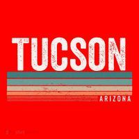 Tucson Arizona Retro Sunset Tucson Az Tucson Santa Hat thumb 1