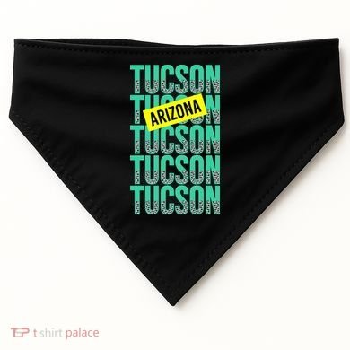 Tucson Arizona Repeat Logo USA-Made Doggie Bandana