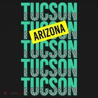 Tucson Arizona Repeat Logo USA-Made Doggie Bandana thumb 2
