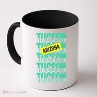 Tucson Arizona Repeat Logo Coffee Mug thumb 0