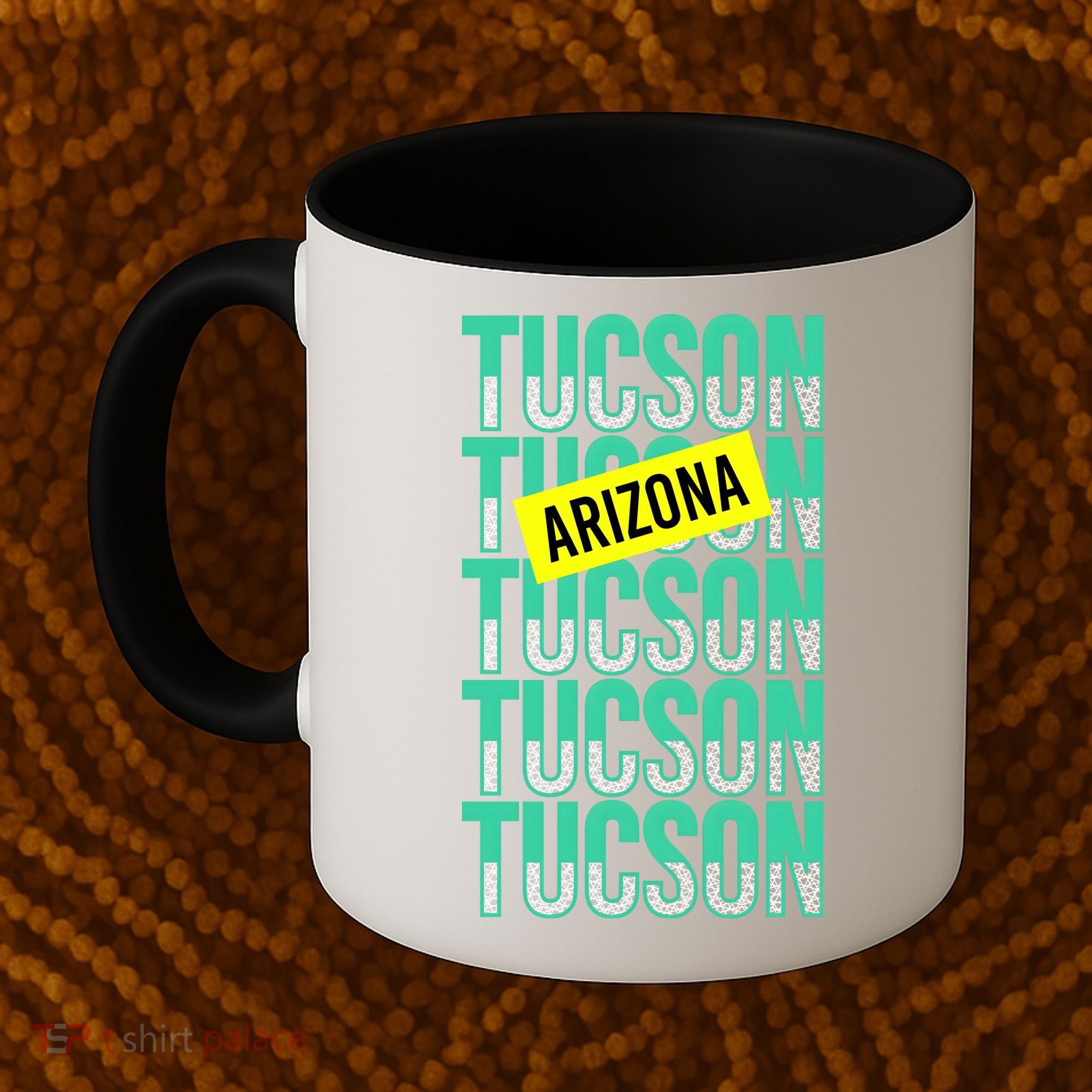 Tucson Arizona Repeat Logo Coffee Mug