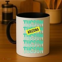 Tucson Arizona Repeat Logo Coffee Mug thumb 4