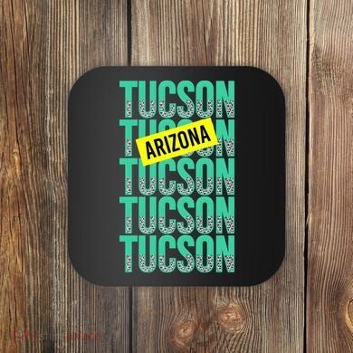 Tucson Arizona Repeat Logo Coaster