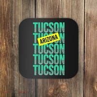 Tucson Arizona Repeat Logo Coaster thumb 0