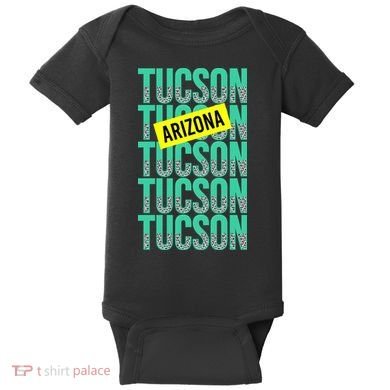Tucson Arizona Repeat Logo Baby Bodysuit