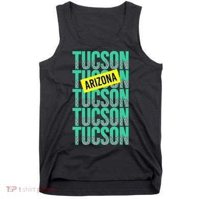 Tucson Arizona Repeat Logo Tank Top