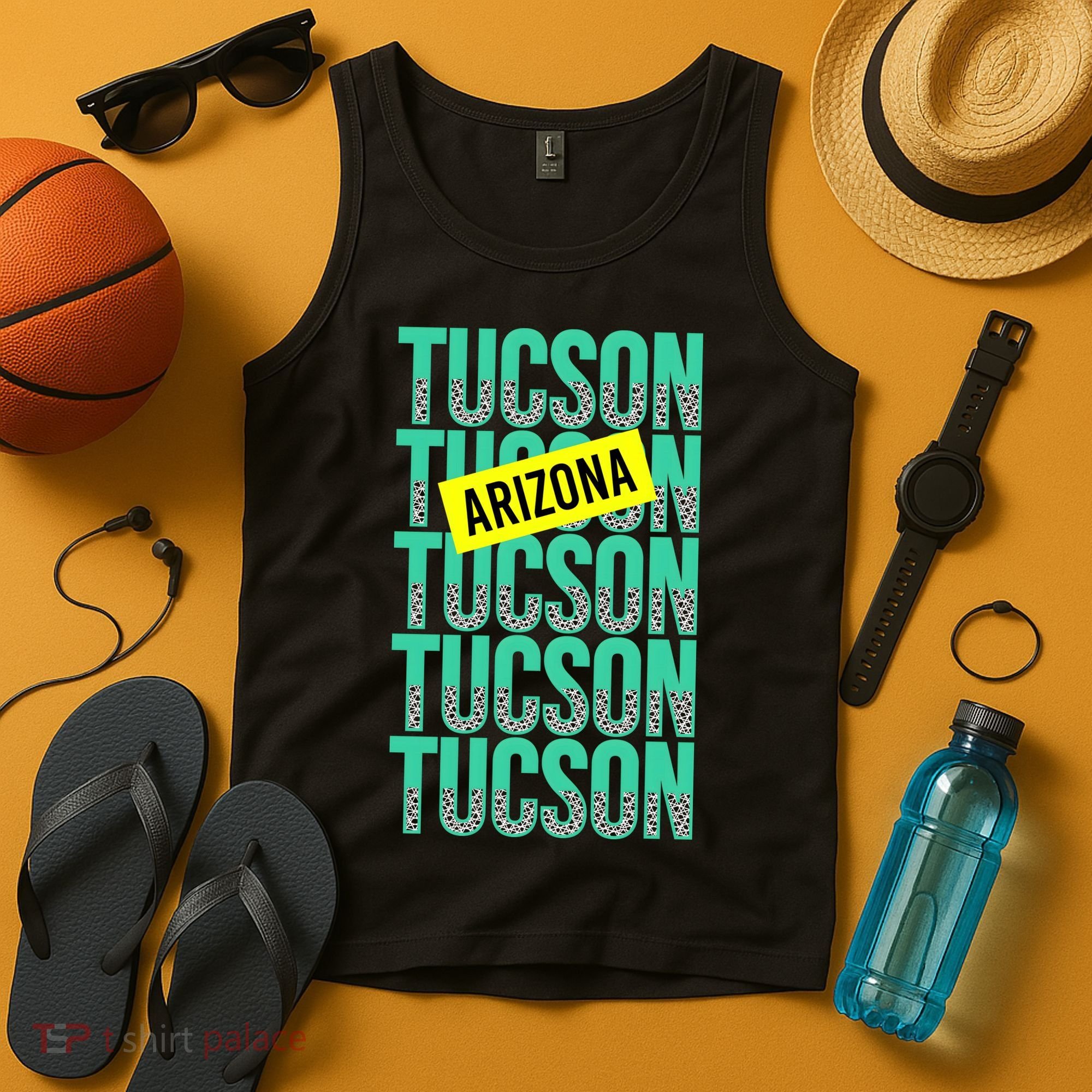 Tucson Arizona Repeat Logo Tank Top