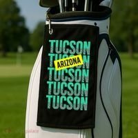 Tucson Arizona Repeat Logo Golf Towel thumb 2