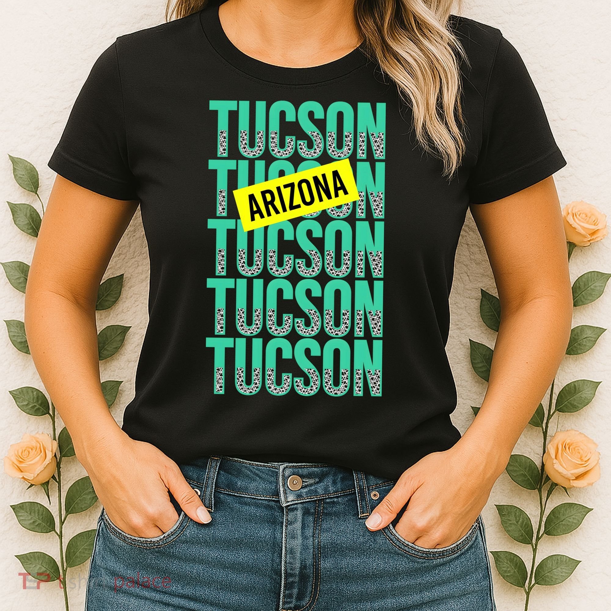 Tucson Arizona Repeat Logo Women's T-Shirt