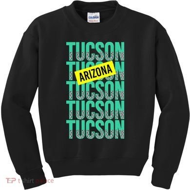 Tucson Arizona Repeat Logo Kids Sweatshirt
