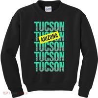 Tucson Arizona Repeat Logo Kids Sweatshirt thumb 0