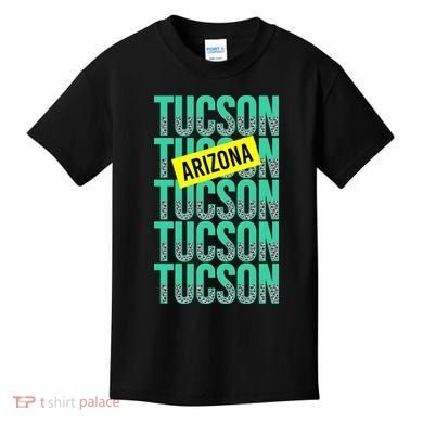 Tucson Arizona Repeat Logo Kids T-Shirt