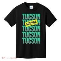 Tucson Arizona Repeat Logo Kids T-Shirt thumb 0