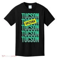 Tucson Arizona Repeat Logo Kids T-Shirt thumb 0