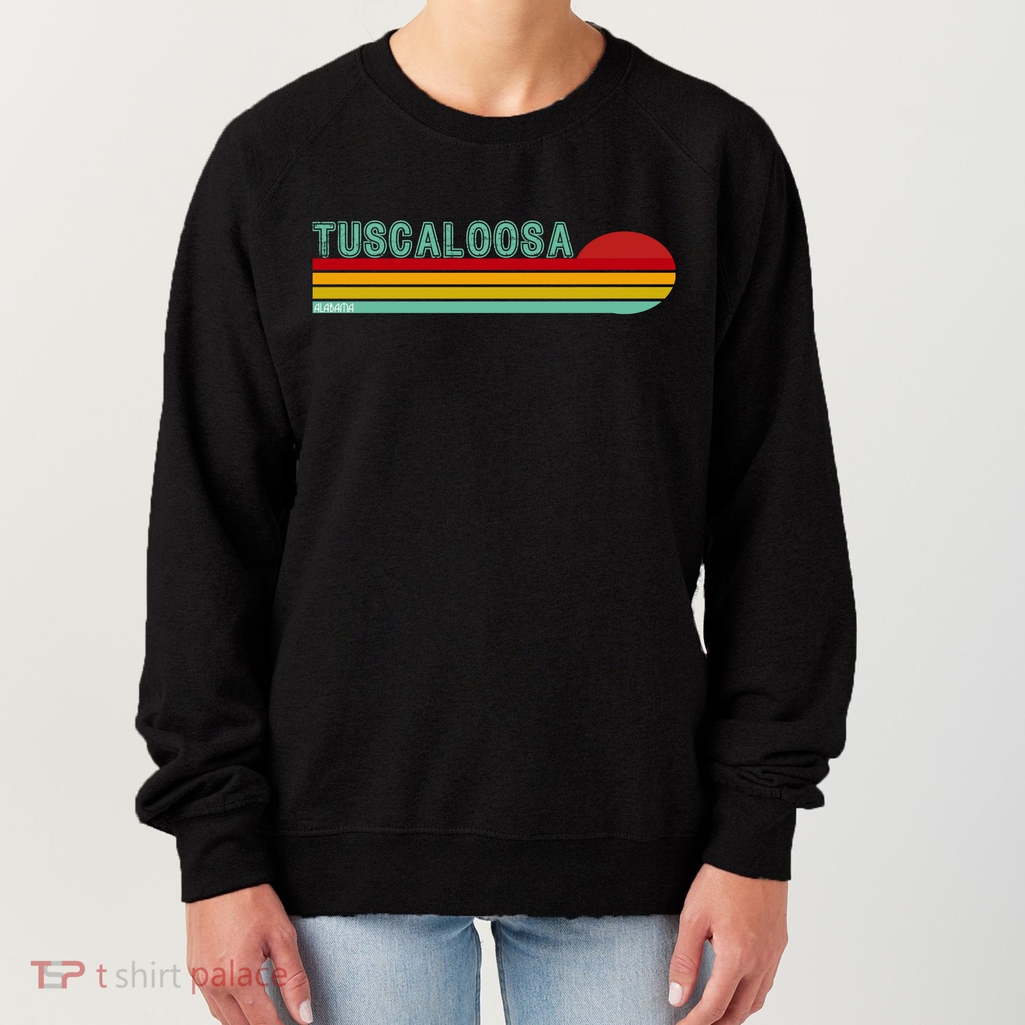 Tuscaloosa Alabama Retro Sunset Women's Sweatshirt