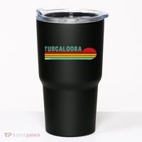 Tuscaloosa Alabama Retro Sunset Tumbler thumb 0