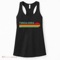 Tuscaloosa Alabama Retro Sunset Women's Tank Top thumb 0