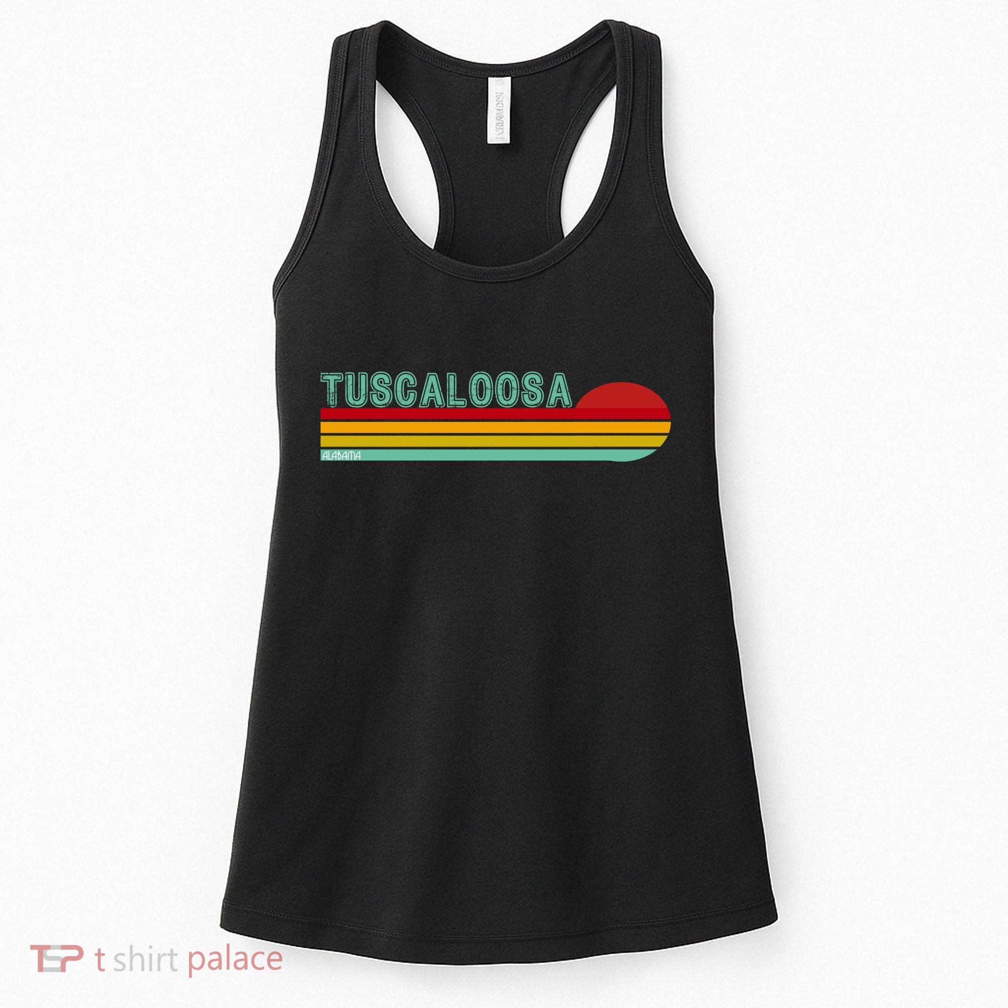 Tuscaloosa Alabama Retro Sunset Women's Tank Top