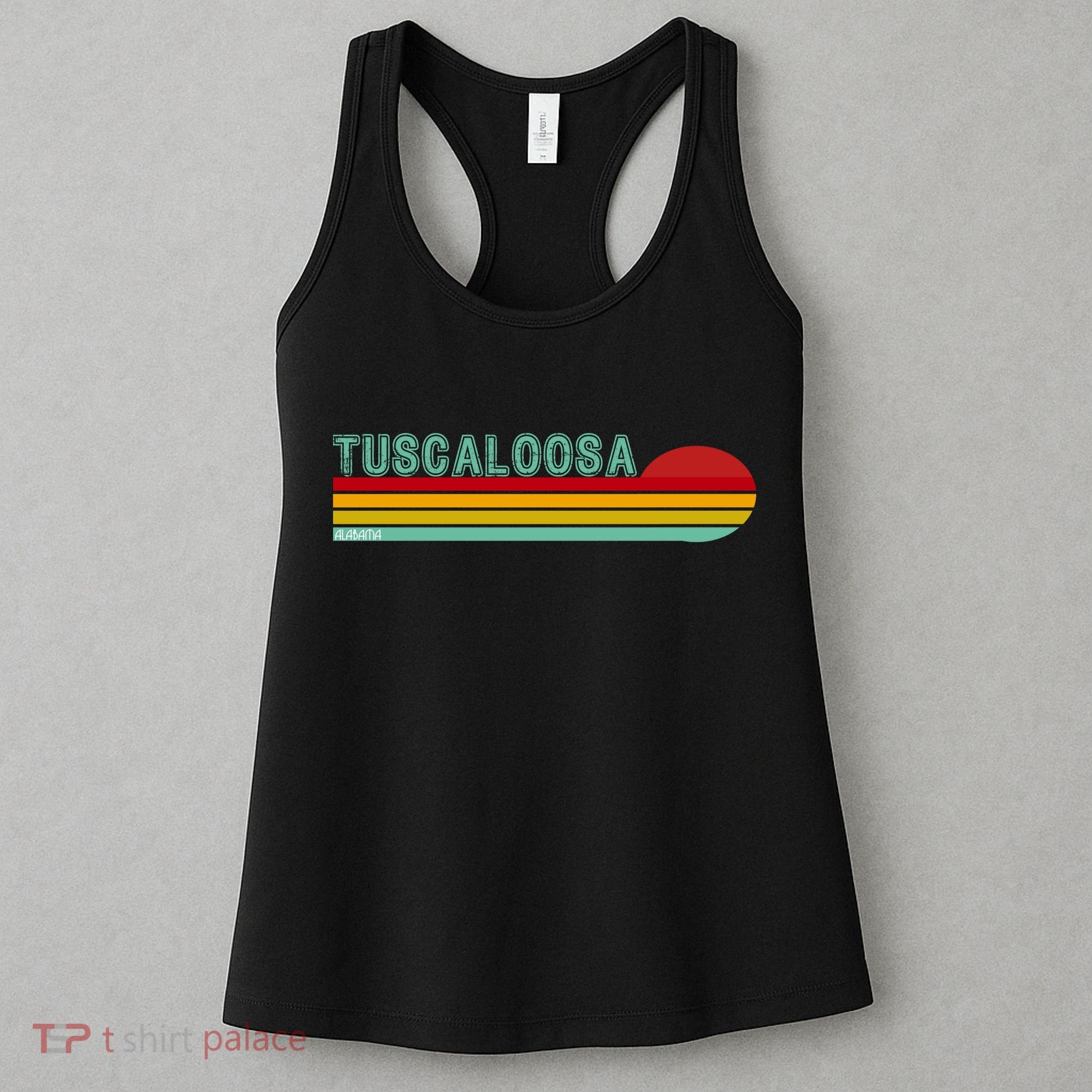 Tuscaloosa Alabama Retro Sunset Women's Tank Top