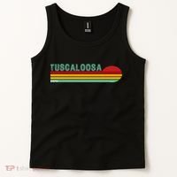 Tuscaloosa Alabama Retro Sunset Tank Top thumb 2