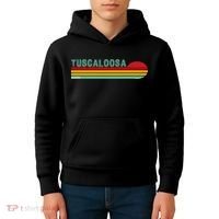 Tuscaloosa Alabama Retro Sunset Kids Hoodie thumb 4