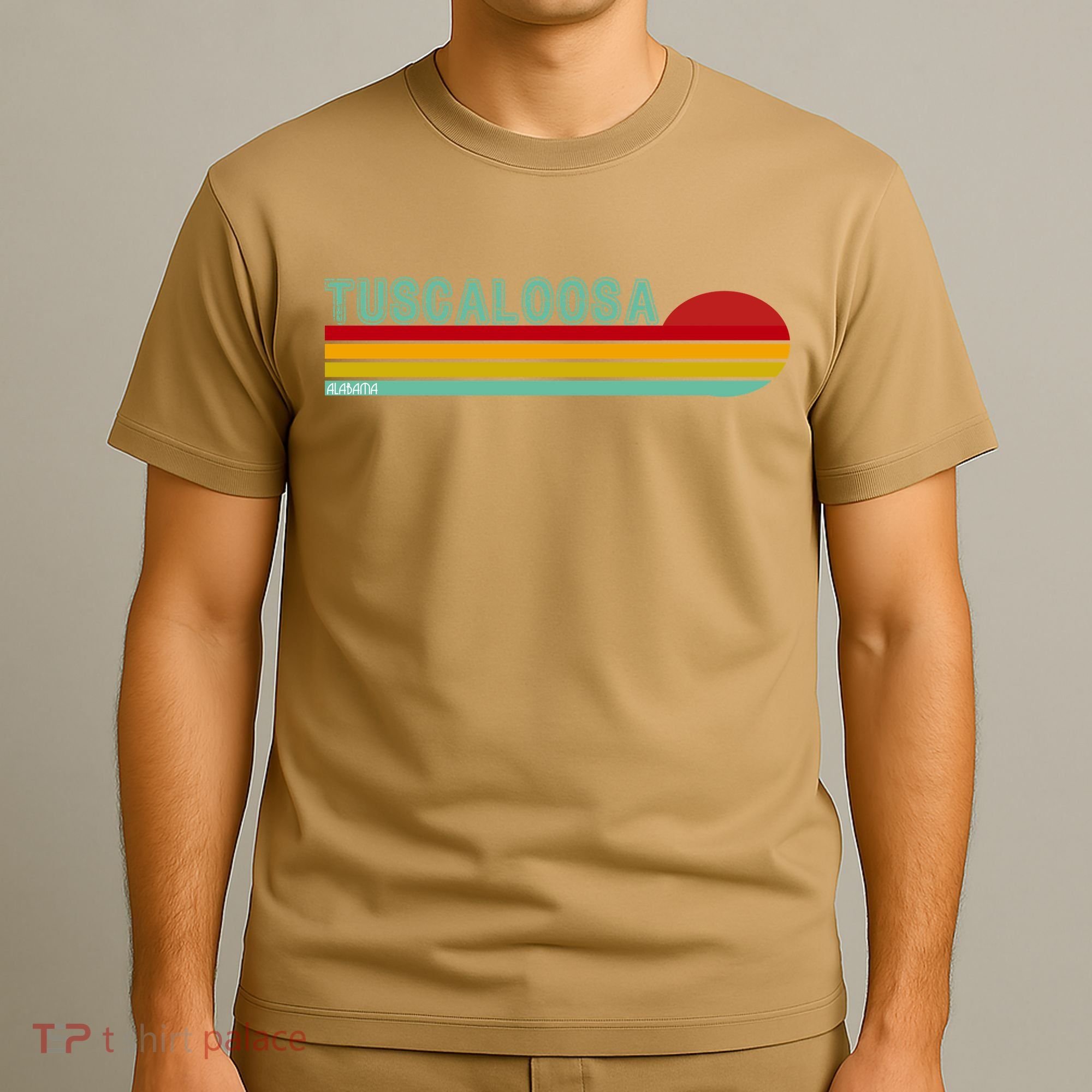 Tuscaloosa Alabama Retro Sunset T-Shirt