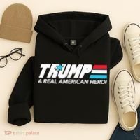Trump A Real American Hero Hoodie thumb 4