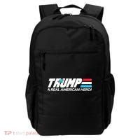 Trump A Real American Hero Backpack thumb 0